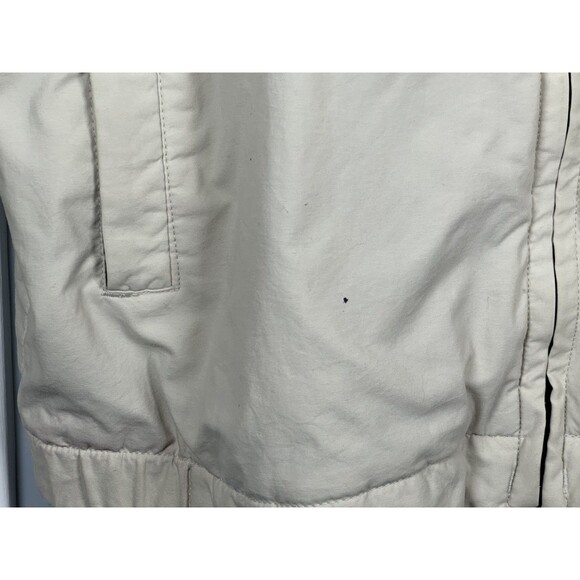 Eddie Bauer Bomber Beige Mens Small Outdoor Thinsulated Fleece Lined - Picture 4 of 12